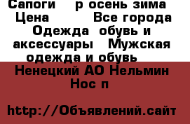 Сапоги 35 р.осень-зима  › Цена ­ 700 - Все города Одежда, обувь и аксессуары » Мужская одежда и обувь   . Ненецкий АО,Нельмин Нос п.